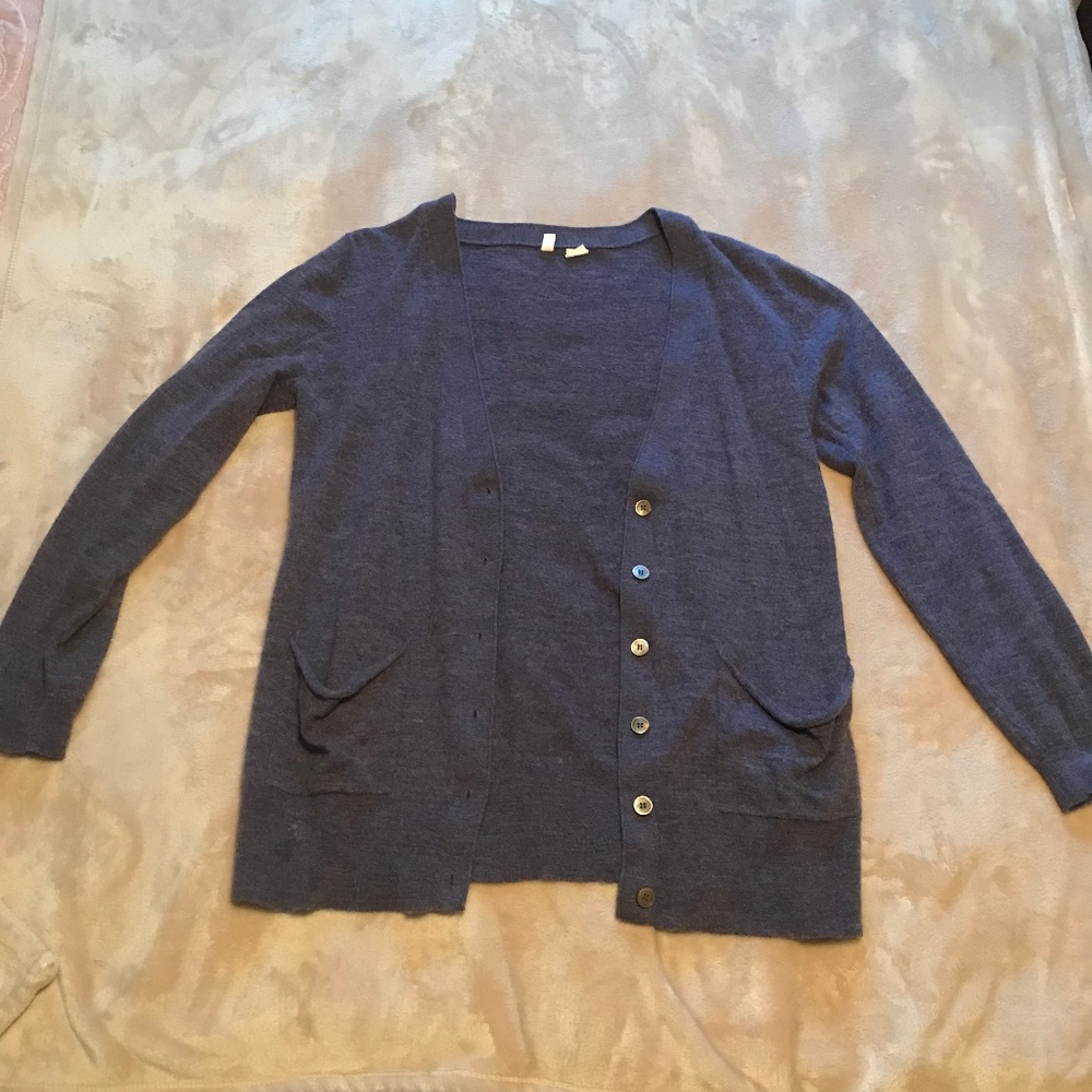 Dark Purple Cardigan/Sweater